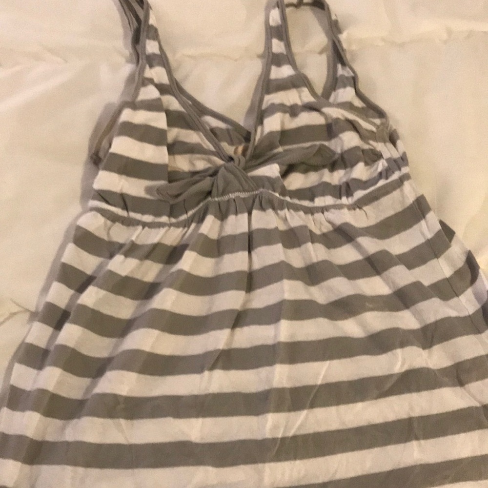 Stripped tank top.